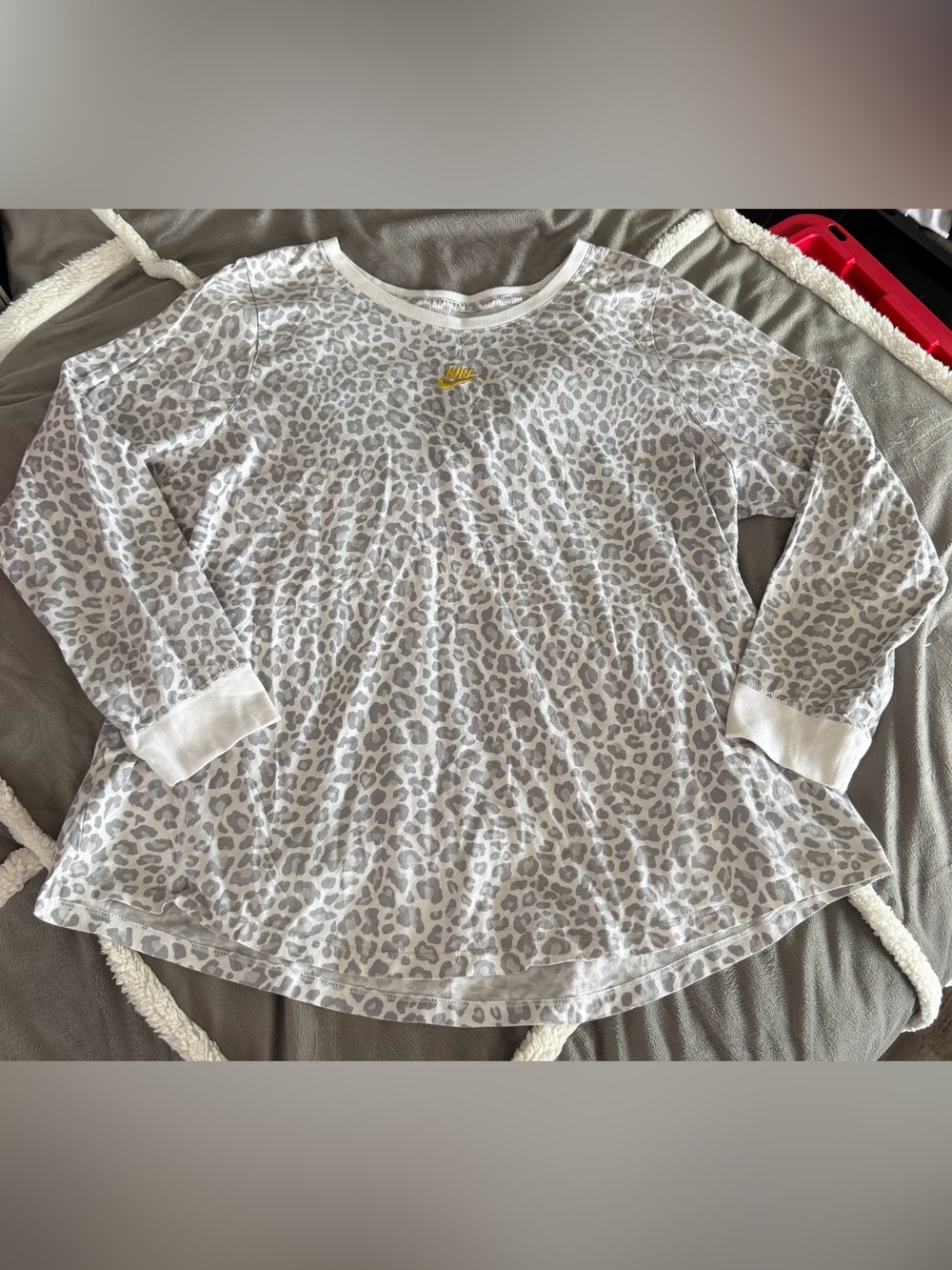 Cheetah print Nike top
